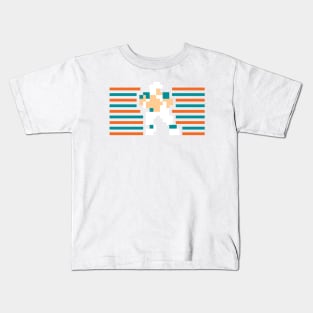 Tecmo QB Stripes - Miami Kids T-Shirt